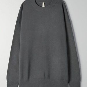 Babaton coastal sweater in elegant charcoal